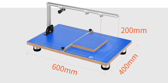 Table Type 0.2mm Hot Wire Foam Cutter Machine For Cutting Foam Sponge