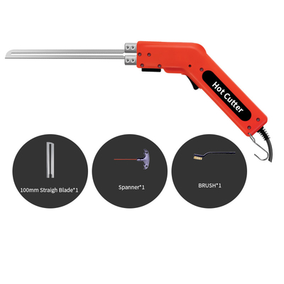 Non-Clastic Sponge Foam Hot Knife Tool For DIY With 100mm Straight Blade