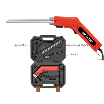 Hot Knife Cutter Machine For Various Foam Materials With 200mm Straight Blade