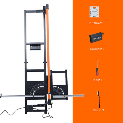 Metal Electric Hot Wire Cutting Machine With Foot Switch 200W Double Table