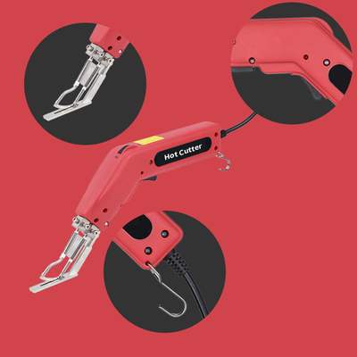 Handheld Rope Hot Knife Fabric Cutter With Guide Foot