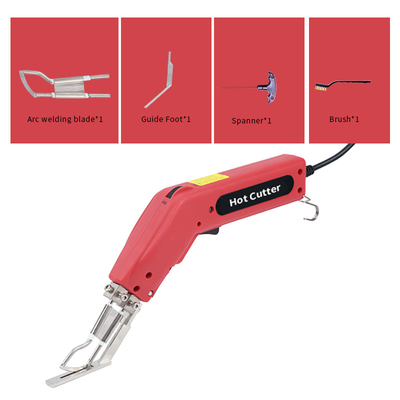 Handheld Rope Hot Knife Fabric Cutter With Guide Foot