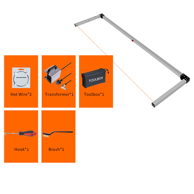 200W Handheld Hot Wire Bow Foam Cutter 300mm 110-240V