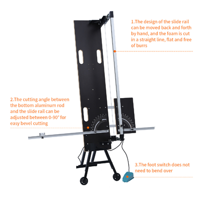Multiple Angles Hot Wire Cutting Machine For Cutting Foam EPS