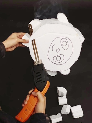 Plug In Electric Handheld Air Cooling Hot Knife Foam Cutter For EPS XPS