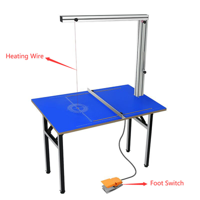Table-type hot wire EPS foam cutter 160W for foam and sponge