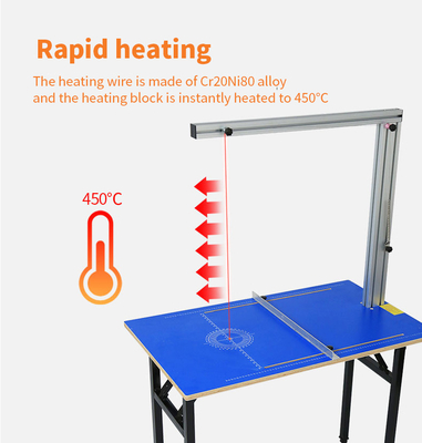 Customized Hot Wire Foam Cutter Table With Foot Control Pedal